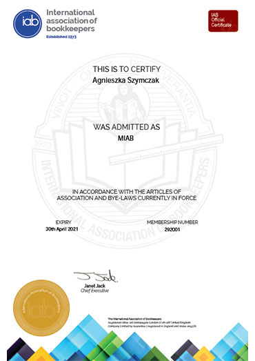 IAB MIAB Certificate 2021