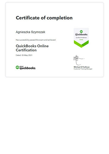 QuickBooks Online Certification 2021
