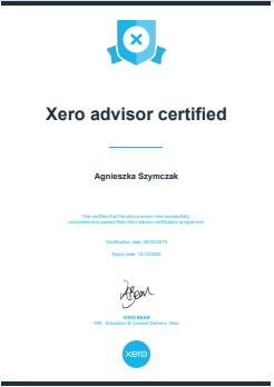 Xero Advisor Certified 2025